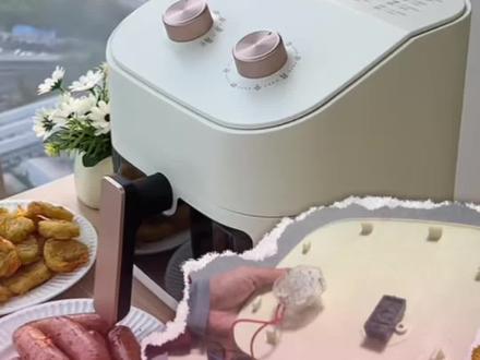 你是说有的空气炸锅温控是摆设吗!!#万万没想到#离谱#空气炸锅#娱乐评论大赏 #空气炸锅美食