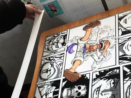 答应大家的大图拆板不翻车视频来喽 有点潦草大家将就着看吧😝#拼豆翻车 #拼豆教程 #手工 #成品