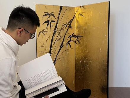 只需4步‼️教你get中古金箔屏风 #手工diy #家居diy #vlog日常