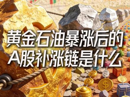 黄金石油暴涨后的,A股补涨链是什么 #财经 #股票 #股市 #黄金 #A股