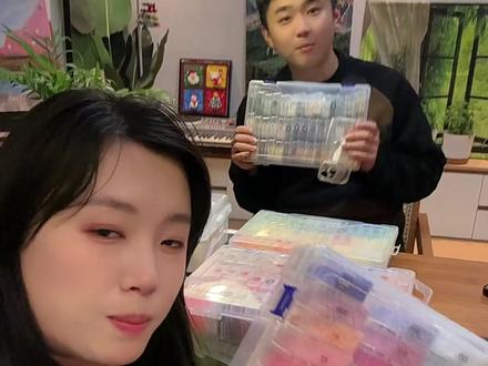 用拼豆做的手机壳,也太好看啦!! #情侣 #拼豆 #手工 #情侣vlog