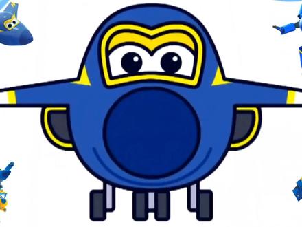 超级飞侠简笔画《酷飞#超级飞侠简笔画》