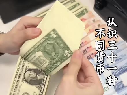 沉浸式数钱,带你认识31种货币和数钱姿势!你都用过哪几种?#货币 #汇率 #涨知识