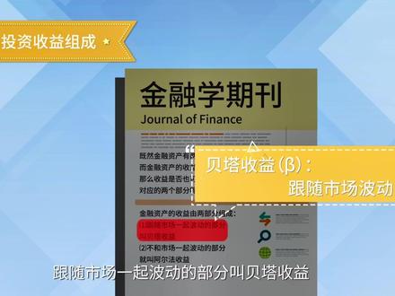 #兴业投资小白学金融 “阿尔法收益”和“贝塔收益”是什么?