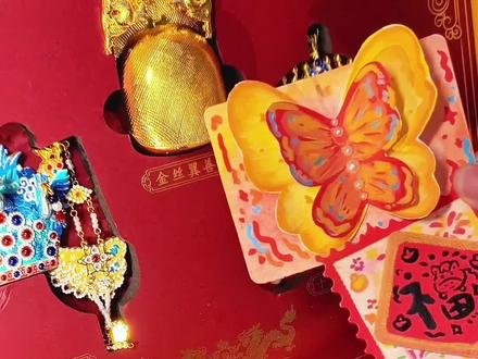 一分钟教你做新年小卡🌟
#手工 #丙烯马克笔 #新年贺卡 #新年手工