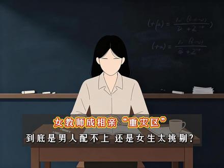 女教师成相亲重灾区:是男人配不上,还是女生太挑剔?#女教师相亲 #相亲真相 #婚恋现实 #人间清醒 #女教师