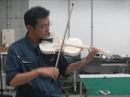 利用3D打印技术,制作小提琴-日本技术