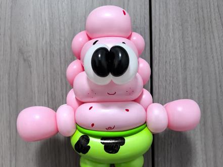 派大星教程,一起来学吧#气球教程 #气球派对布置