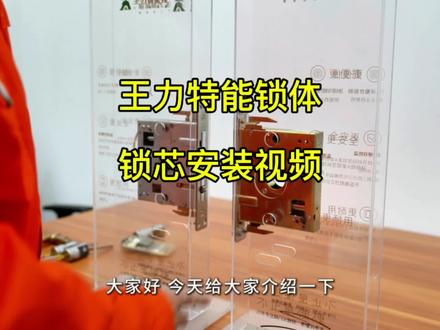 王力特能锁体锁芯安装视频介绍