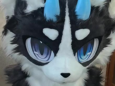 秃头小宝贝大变身#兽装 #兽装制作 #兽装fursuit #兽装展示 #兽装教程