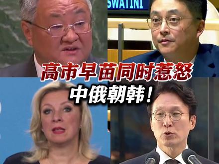 高市早苗同时惹怒中俄朝韩!#中国安理会上抨击日本没资格#朝鲜代表炮轰日本#韩国总理向抗日英雄献花圈#俄罗斯告诫日本正式不光彩历史#日本