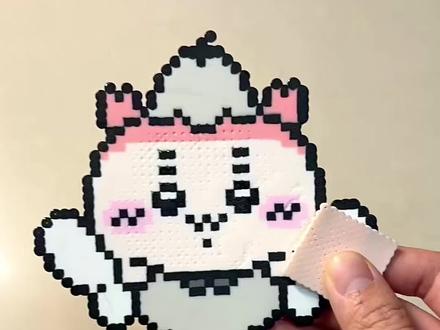 有孔不一定是闷豆哦~#拼豆教程 #拼豆 #拼豆日常