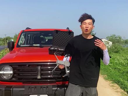 大疆Air2S智能跟随坦克300测试#无人机 #跟车 #坦克300 #汽车 #懂车帝