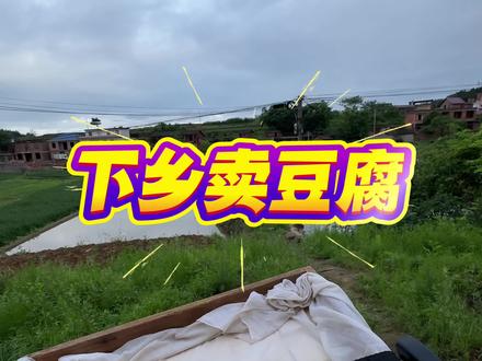 跟着我,走卖豆腐去#我的乡村生活 #农村 #豆腐#油豆腐 #三农