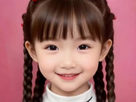 新手不会扎发过年给女儿这样扎#儿童编发#新年发型#生女儿就是用来打扮的