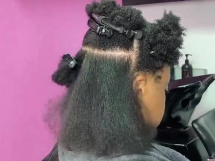 非洲人的卷发可以拉直吗 #涨知识 #科普 #卷发