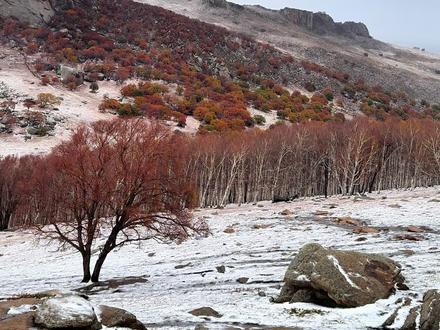 2025.10.05赤峰大青山雪景美爆了