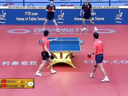 国乒四大天王同台竞技,简直是神仙打架,以后不会再有了! #张继科 #马龙 #许昕 #樊振东 #乒乓球