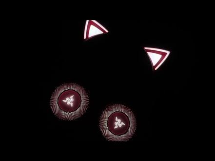 猫耳朵 还会发亮的电竞耳机#雷蛇 #雷蛇北海巨妖v3 #游戏耳机