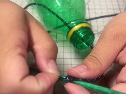 瓶子手拉风扇DIY,简单好玩,亲子必试小制作。#亲子手工#手工diy#废物利用#瓶子改造#创意手工