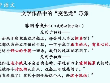 26新版语文9下-14.变色龙(第二课时)