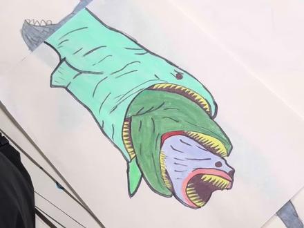 #真实生活分享官 #远古生物 #海怪 #儿童绘画作品 #食海者
宁根,食海者,伪木星,利维坦鲸,假手水怪,海怪布鲁,旋齿鲨,耶梦加得
我们一起漫游了小画家笔下那片充满想象的海域,那些神秘的海怪、远古的生物,仿佛在眼前游动。