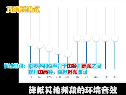 安卓的小伙伴们久等了,听声辨位专用设置来了!