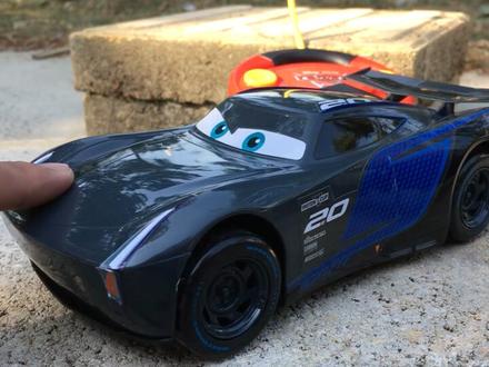 赛车总动员3极速挑战遥控车黑风暴杰克逊玩具视频