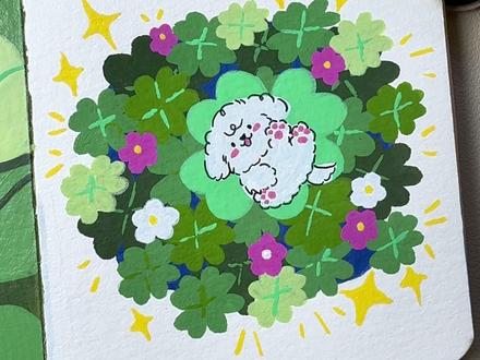 丙烯马克笔画躺在四叶草上的小狗狗
✏️:慕多星丙烯马克笔小红心款
📒:尺寸8x8cm慕多星翻翻乐#艺术在抖音 #艺术种草指南 #丙烯马克笔绘画 #慕多星丙烯马克笔 #治愈系