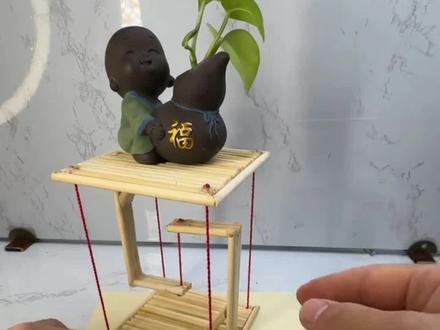 这是什么原理?牛顿看了都得跳出来#反重力 #手工diy