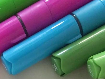 马克笔画樱花树,三种粉色点点点就搞定了 #马克笔绘画 #画画