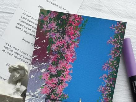 丙烯马克笔·晴空花海 #2026绘画开年挑战 #抖音年味艺术图鉴 #恩米丙烯马克笔 #丙烯马克笔 #跟着抖音学画画
素材:别抢我汉堡,六条