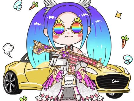 #和平精英 #手绘头像 #q版 给金主安排的 阿斯顿马丁
