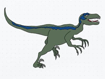 如何画侏罗纪世界迅猛龙简笔画 #简笔画教程 #恐龙简笔画#恐龙简笔画 #恐龙 #画画 #一起学画画