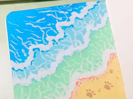 一看就会的浪漫沙滩快来画吧!
画本📒:悦声 虹间漫记
画笔🖍:慕多星小红心丙烯马克笔
#画画 #丙烯马克笔 #沙滩 #大海 #简笔画