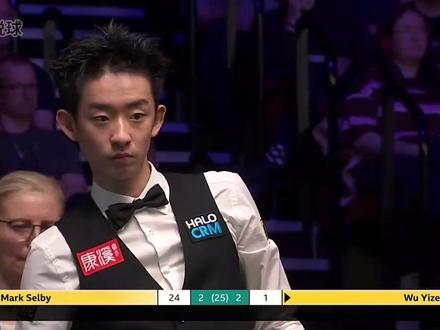 自古英雄出少年,吴宜泽脑洞大开上演倒挂金钩,顶级准度逆转塞尔 #斯诺克 #吴宜泽 #塞尔比 #全民杆法秀