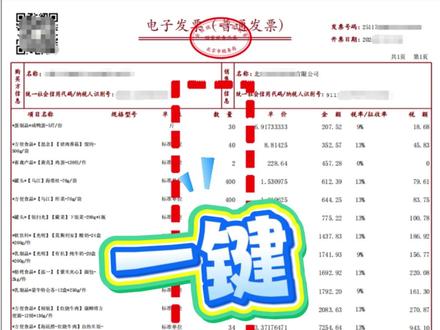 如何提取发票上的数字和信息? 一键导出开票日期、发票号码、购买方名称、购买方税号、数量、金额、税额、价税合计......
#热点 #全电发票 #发票明细导出 #发票台账 #财务