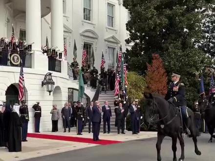 #特朗普白宫会见沙特王储小萨勒曼