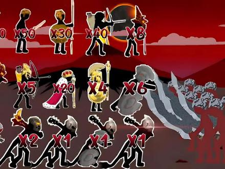 所有兵种vs色诺芬#火柴人战争遗产