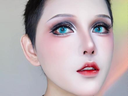 王昭君的眼妆来喽 #cos 妆面#二次元 #王者 #王昭君 #美妆