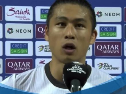 张玉宁赛后英文接受采访 进球是对球队的奖励 输日本0-7之后我们要反弹 #国足