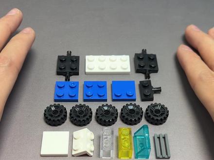 拼一辆带备胎越野车 #乐高 #乐高积木 #乐高moc #抽象 #越野车