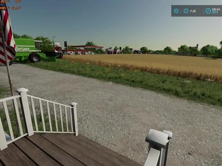 模拟农场22.收割机及卸粮等操作步骤详细解说 #模拟农场22