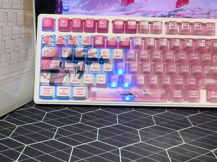 高颜值,性能还非常全面的75配列磁轴键盘- RK R75Pro桃汐#RK#磁轴键盘#r75pro