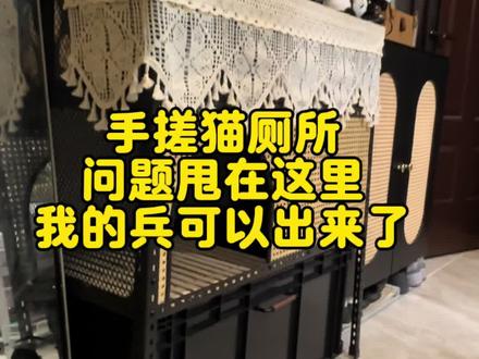 宝子们可以晒作业了,给大家看看你们的简化版or升级版,提供一些新思路#猫厕所 #自制猫厕所 #防漏砂猫砂盆 #猫砂盆