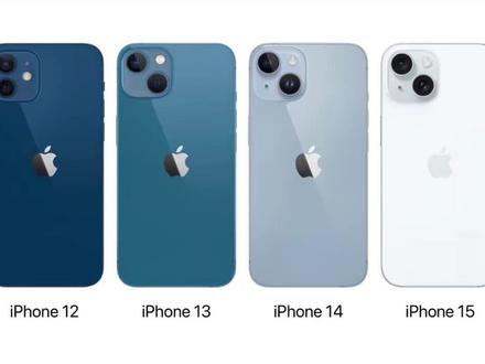 一代比一代颜色浅,这明显是苹果蓝色墨用完了啊#iphone15