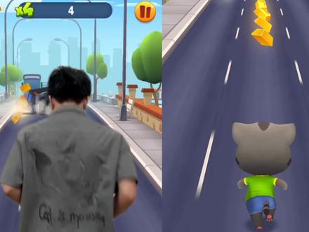 会说话的汤姆猫:汤姆猫跑酷,火力全开