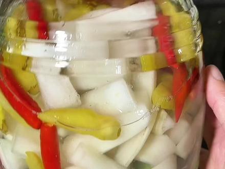 真的不是我吹牛,这样做的醋泡萝卜真的别提多好吃, 酸辣脆爽 开胃又解腻,关键是做法还很简单#泡萝卜 #腌萝卜 #自制酸萝卜#醋泡萝卜#酸萝卜