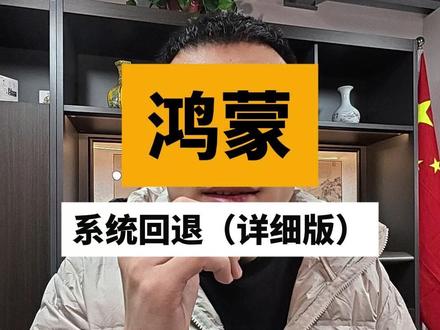 鸿蒙6.0系统回退教程(详细版) #鸿蒙6 #华为 #自媒体 #自媒体创业 #华为matex