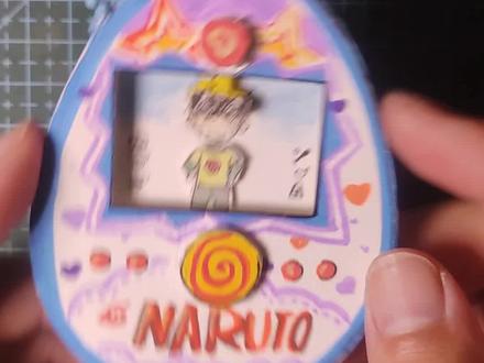 鸣人电子宠物拆解,看完就会了!#鸣人 #火影忍者 #手工